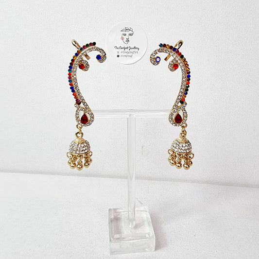 Indian Jhumka Earrings || Full Ear Jhumka || Pakistani Chandbali