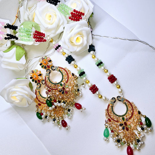 Asian Indian Pendant Necklace Jewellery Set