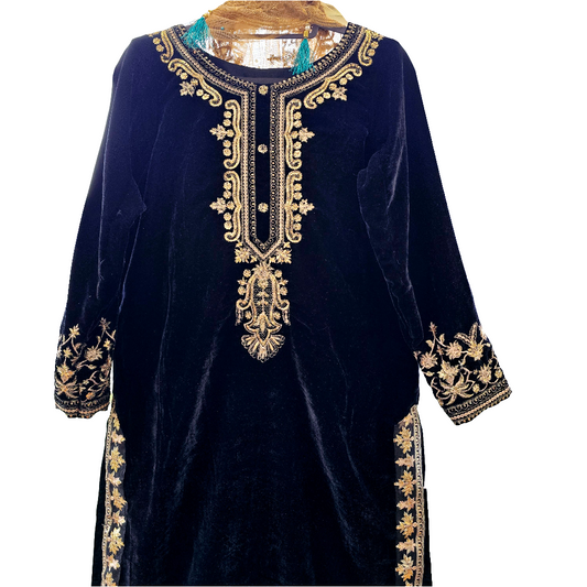 Pakistani Party Eid Shalwar Kameez Stitched 3 Piece Suit
